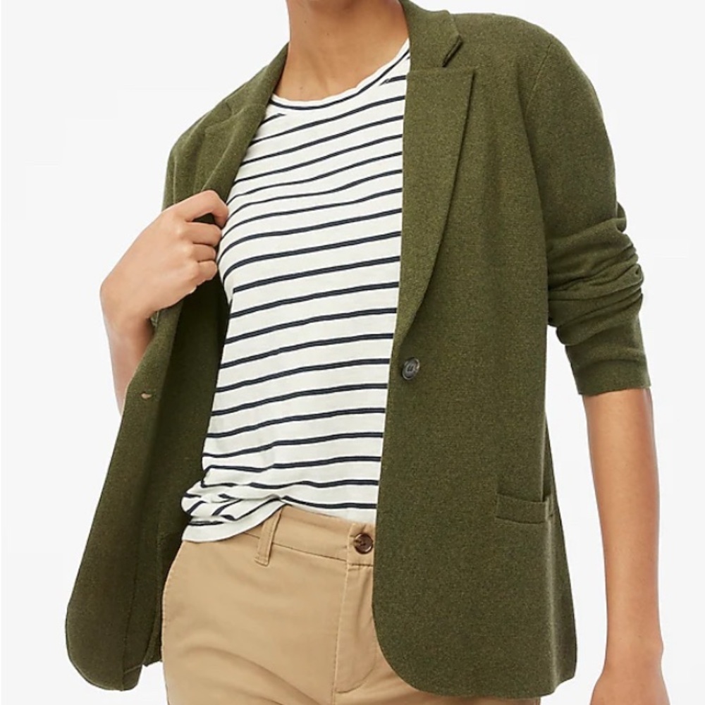 J. Crew Factory Schoolboy Sweater Blazer